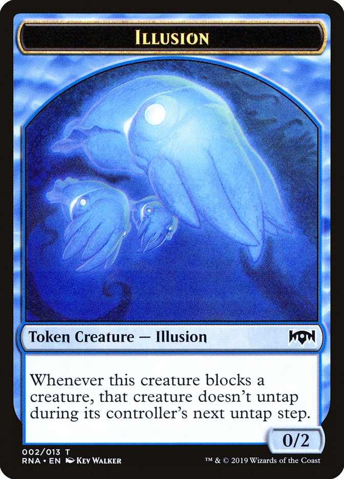 Illusion Token [Ravnica Allegiance Tokens] MTG Single Magic: The Gathering    | Red Claw Gaming