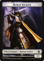 Germ // Human Soldier Double-Sided Token [Double Masters Tokens] MTG Single Magic: The Gathering    | Red Claw Gaming