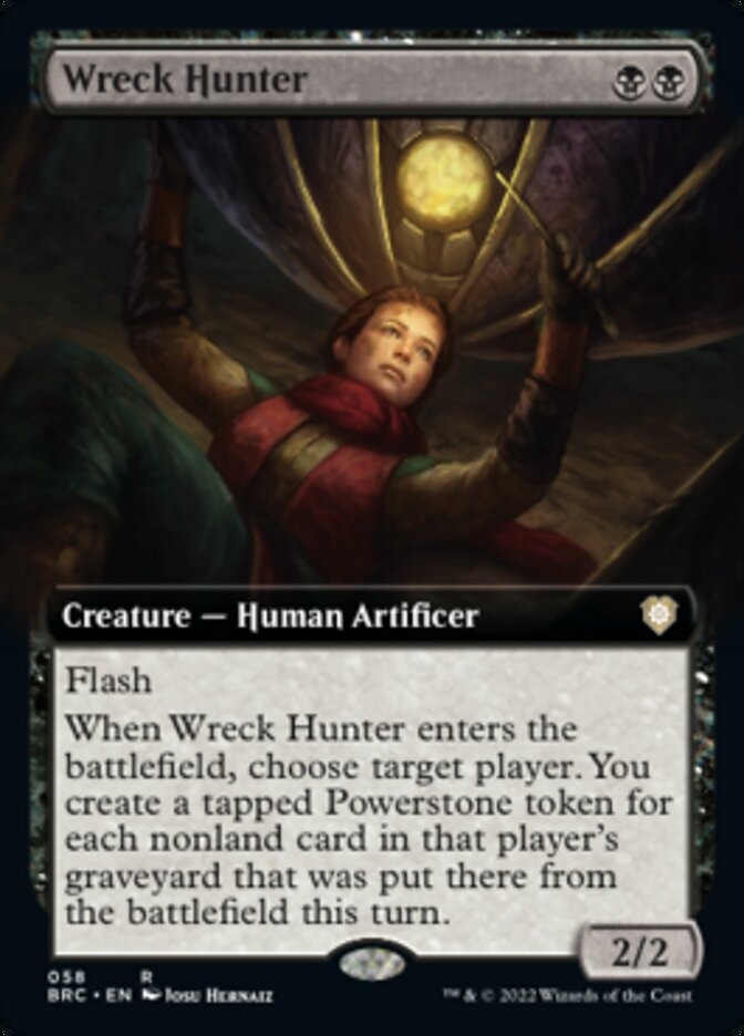 Wreck Hunter (Extended Art) [The Brothers' War Commander] MTG Single Magic: The Gathering    | Red Claw Gaming