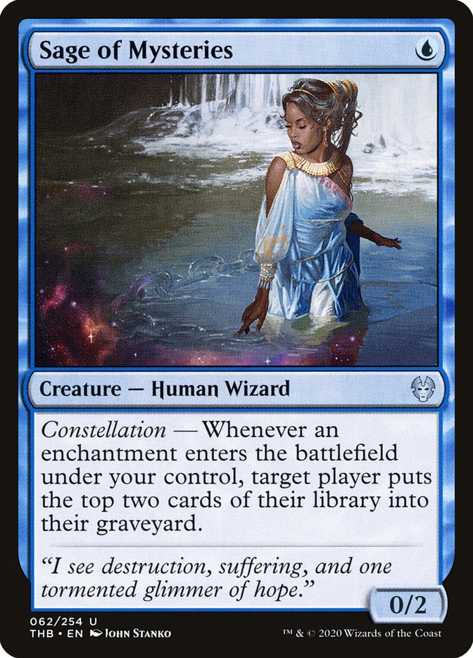 Sage of Mysteries [Theros Beyond Death] MTG Single Magic: The Gathering    | Red Claw Gaming