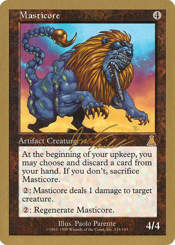 Masticore (Jon Finkel) [World Championship Decks 2000] MTG Single Magic: The Gathering    | Red Claw Gaming