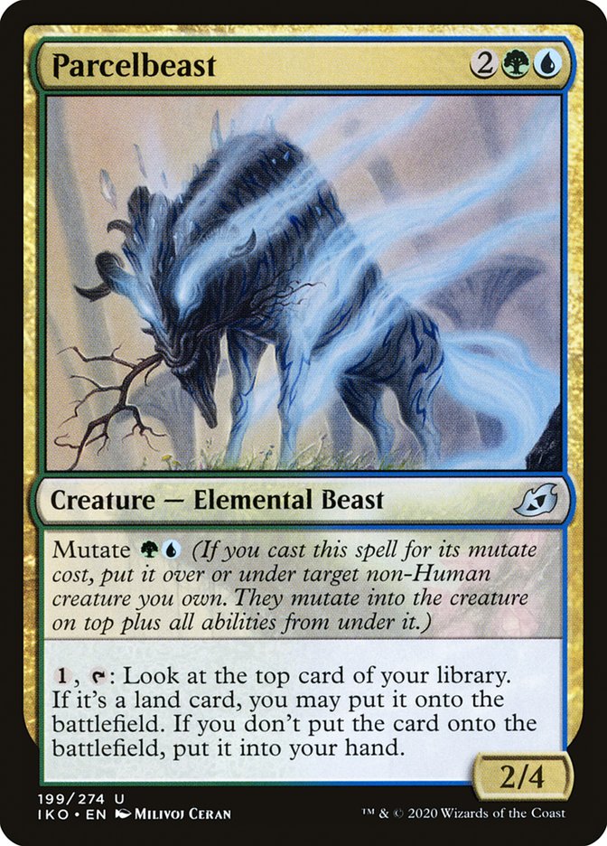 Parcelbeast [Ikoria: Lair of Behemoths] MTG Single Magic: The Gathering    | Red Claw Gaming