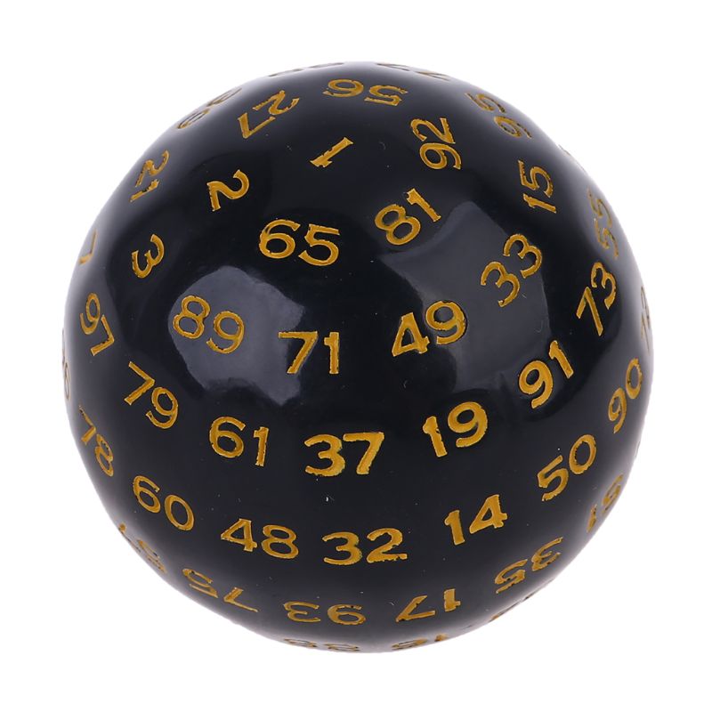 D100 Black with Gold Dice Chessex    | Red Claw Gaming