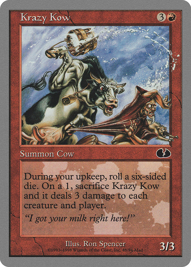 Krazy Kow [Unglued] MTG Single Magic: The Gathering    | Red Claw Gaming