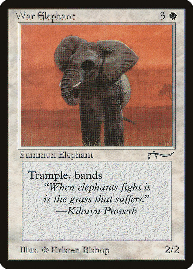 War Elephant (Light Mana Cost) [Arabian Nights] MTG Single Magic: The Gathering    | Red Claw Gaming