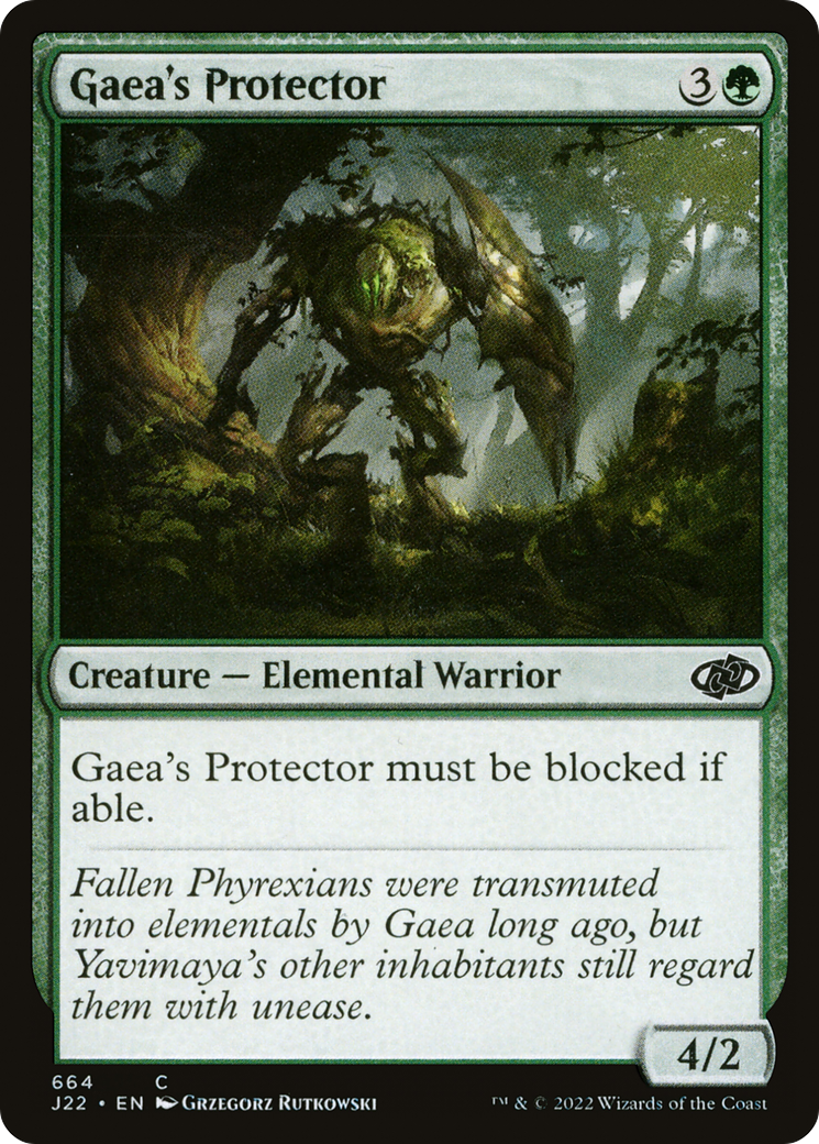 Gaea's Protector [Jumpstart 2022] MTG Single Magic: The Gathering    | Red Claw Gaming