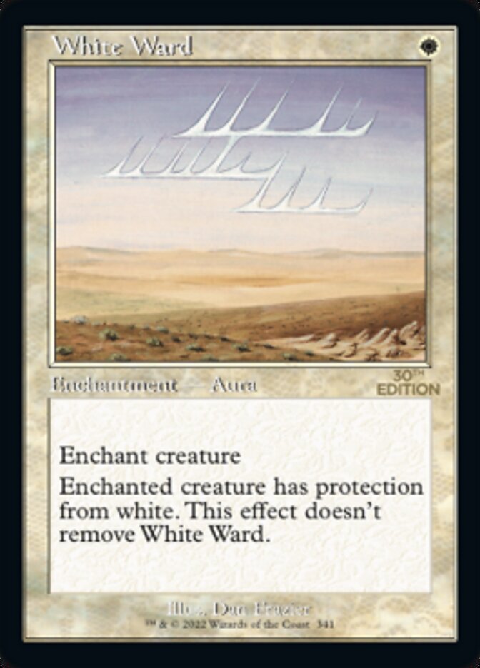 White Ward (Retro) [30th Anniversary Edition] MTG Single Magic: The Gathering    | Red Claw Gaming