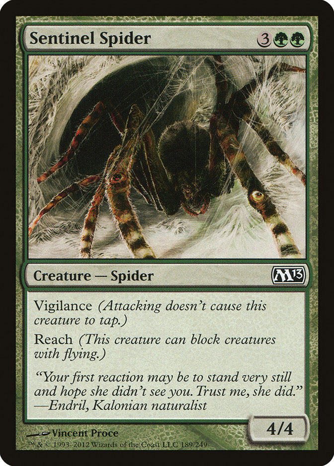 Sentinel Spider [Magic 2013] MTG Single Magic: The Gathering    | Red Claw Gaming