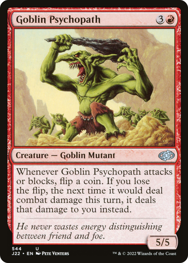 Goblin Psychopath [Jumpstart 2022] MTG Single Magic: The Gathering    | Red Claw Gaming