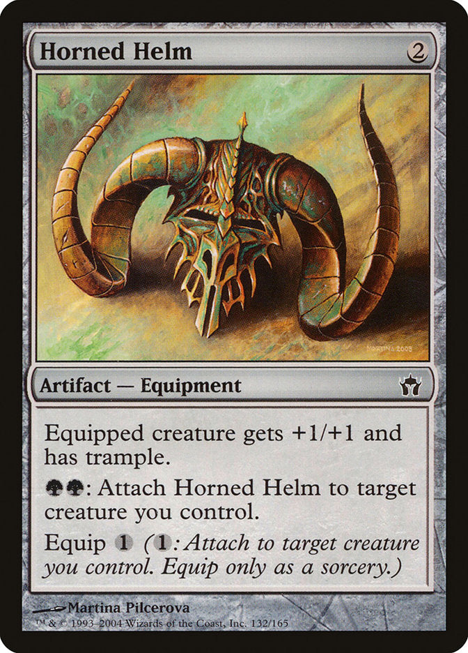 Horned Helm [Fifth Dawn] MTG Single Magic: The Gathering    | Red Claw Gaming