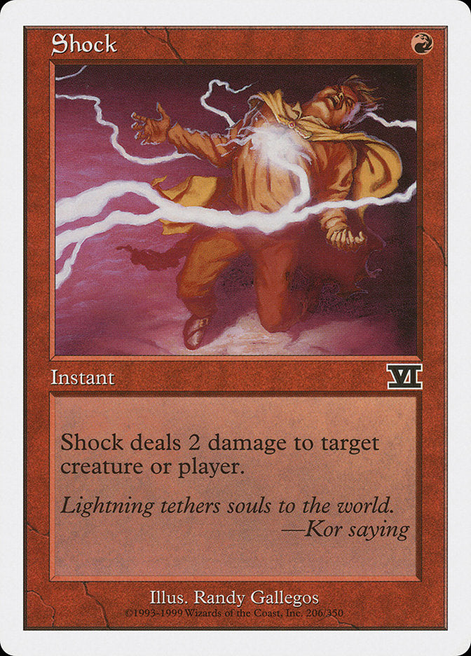 Shock [Classic Sixth Edition] MTG Single Magic: The Gathering    | Red Claw Gaming