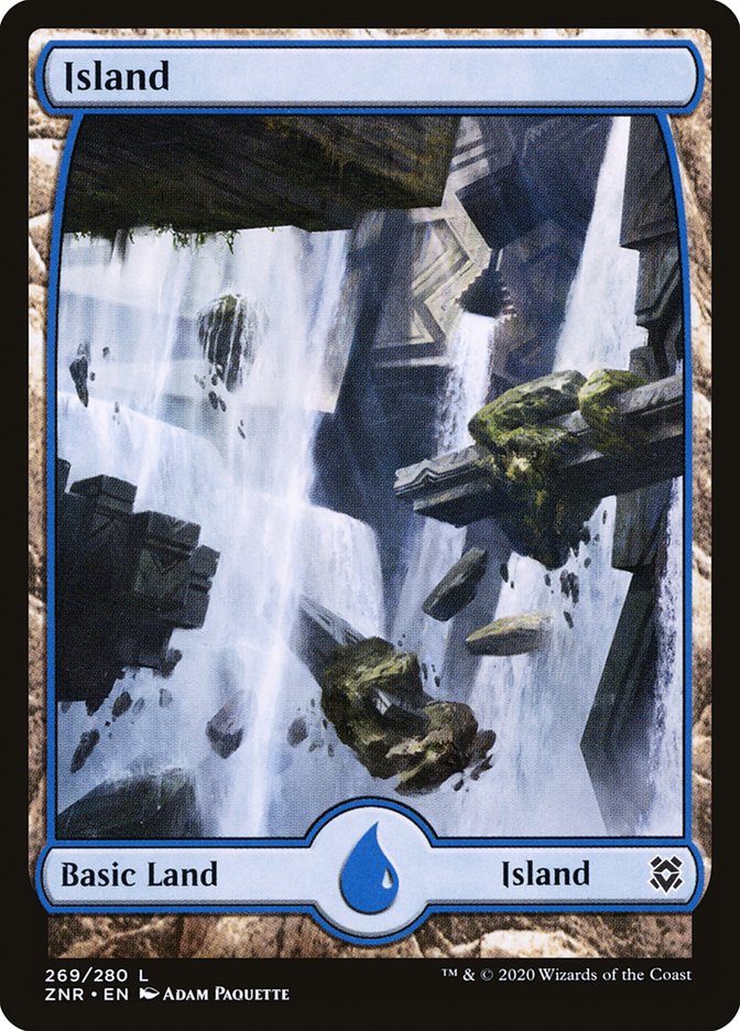 Island (269) [Zendikar Rising] MTG Single Magic: The Gathering    | Red Claw Gaming