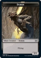 Demon // Germ Double-Sided Token [Double Masters Tokens] MTG Single Magic: The Gathering    | Red Claw Gaming