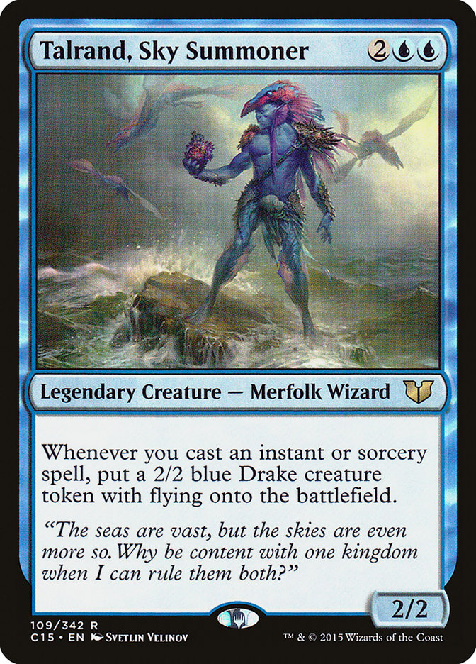 Talrand, Sky Summoner [Commander 2015] MTG Single Magic: The Gathering    | Red Claw Gaming