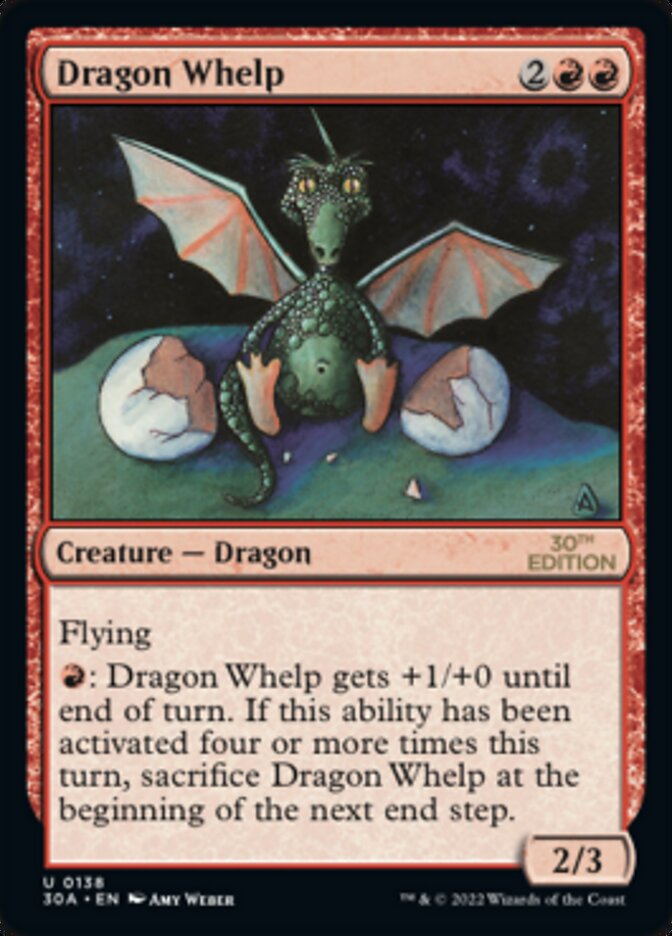 Dragon Whelp [30th Anniversary Edition] MTG Single Magic: The Gathering    | Red Claw Gaming