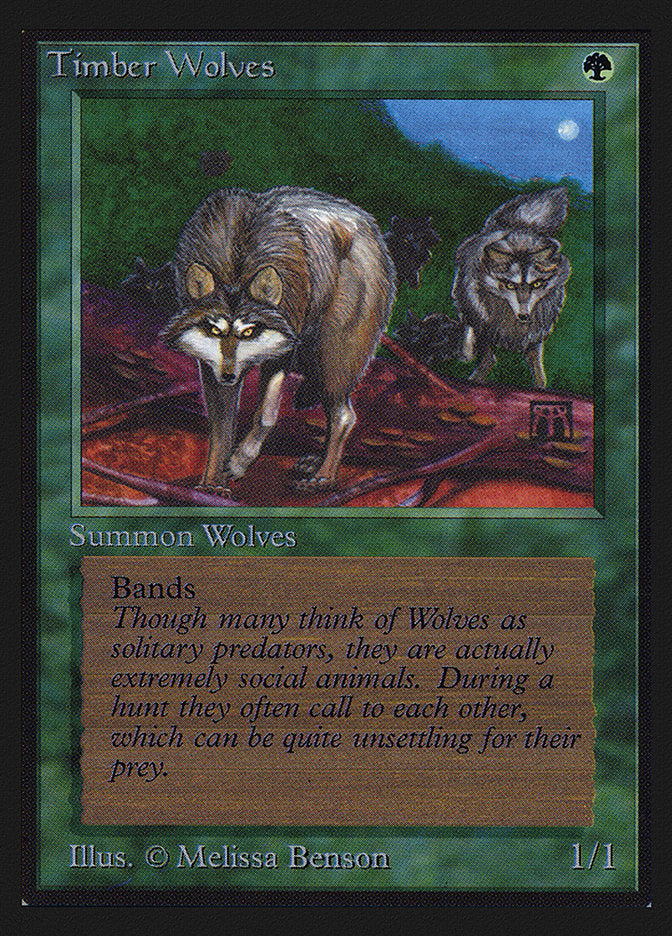 Timber Wolves [International Collectors' Edition] MTG Single Magic: The Gathering    | Red Claw Gaming