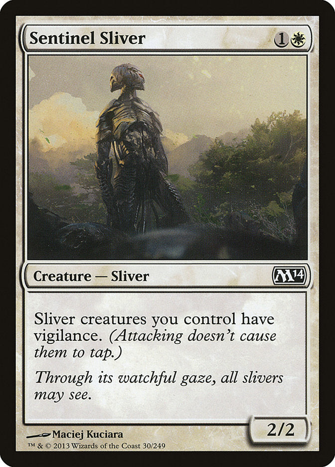 Sentinel Sliver [Magic 2014] MTG Single Magic: The Gathering    | Red Claw Gaming