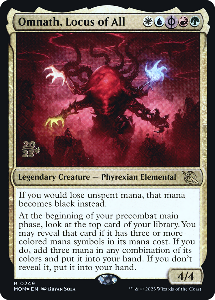 Omnath, Locus of All [March of the Machine Prerelease Promos] MTG Single Magic: The Gathering    | Red Claw Gaming