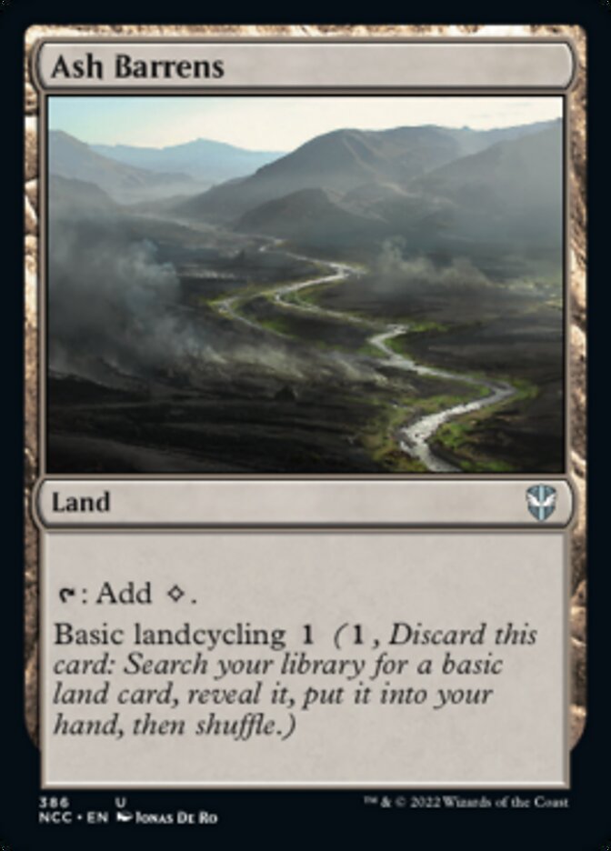 Ash Barrens [Streets of New Capenna Commander] MTG Single Magic: The Gathering    | Red Claw Gaming