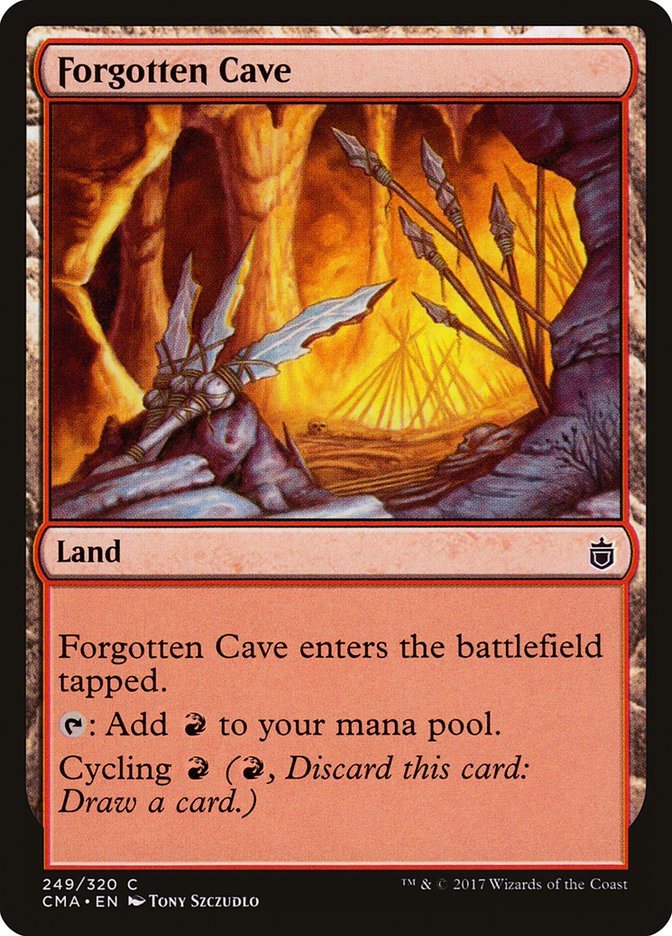 Forgotten Cave [Commander Anthology] MTG Single Magic: The Gathering    | Red Claw Gaming