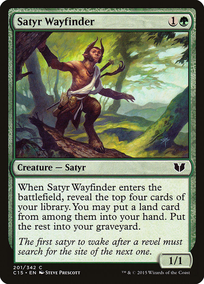 Satyr Wayfinder [Commander 2015] MTG Single Magic: The Gathering    | Red Claw Gaming