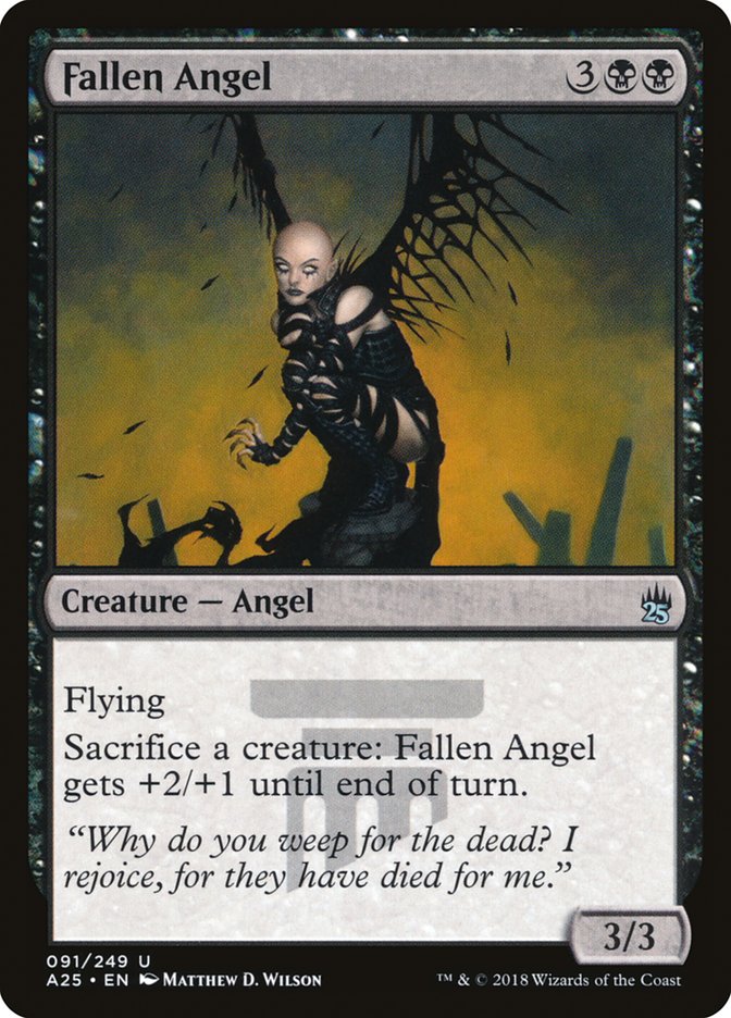 Fallen Angel [Masters 25] MTG Single Magic: The Gathering    | Red Claw Gaming