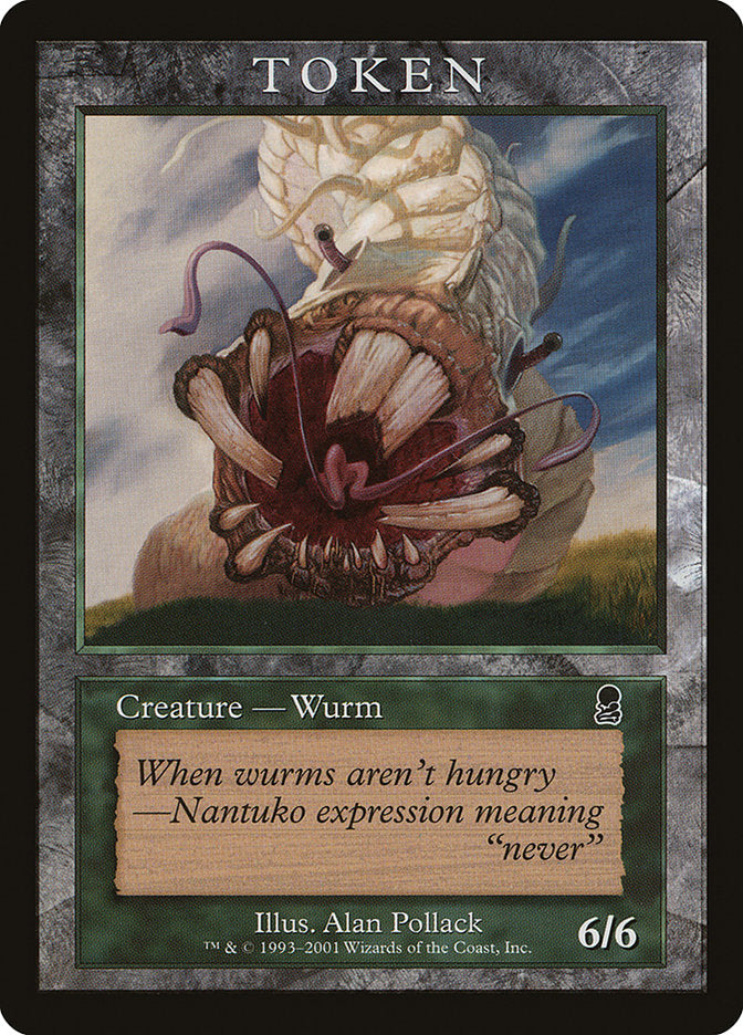 Wurm Token [Magic Player Rewards 2002] MTG Single Magic: The Gathering    | Red Claw Gaming