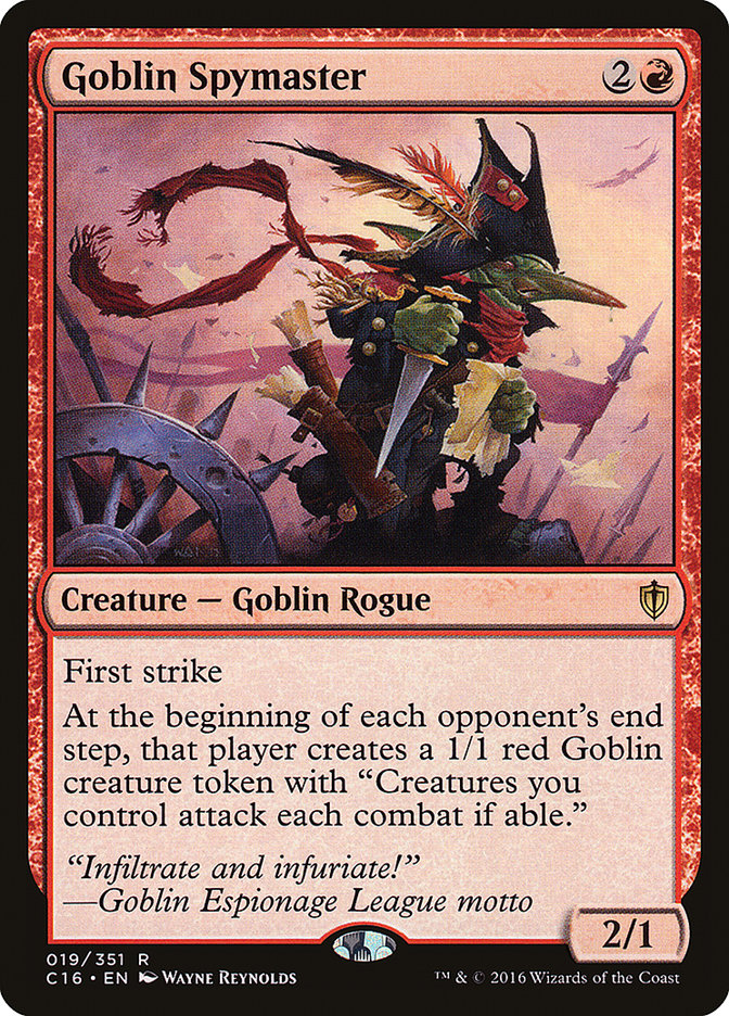 Goblin Spymaster [Commander 2016] MTG Single Magic: The Gathering    | Red Claw Gaming