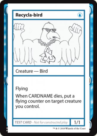 Recycla-bird (2021 Edition) [Mystery Booster Playtest Cards] MTG Single Magic: The Gathering    | Red Claw Gaming