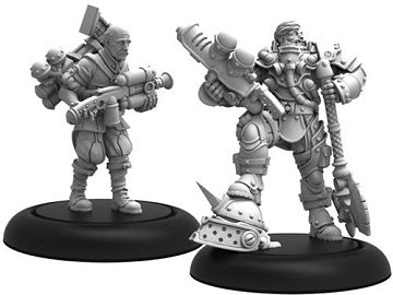 Crucible Guard Marshal General Baldwin Gearhear and Mr Clogg Miniatures Clearance    | Red Claw Gaming