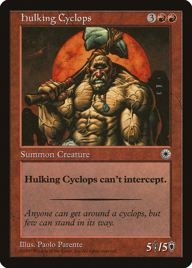 Hulking Cyclops [Portal] MTG Single Magic: The Gathering    | Red Claw Gaming