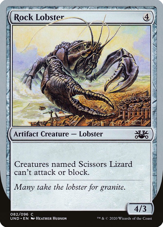 Rock Lobster [Unsanctioned] MTG Single Magic: The Gathering    | Red Claw Gaming