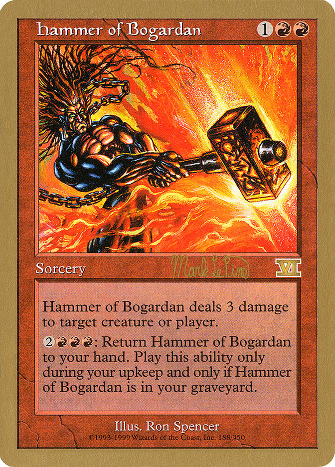 Hammer of Bogardan (Mark Le Pine) [World Championship Decks 1999] MTG Single Magic: The Gathering    | Red Claw Gaming