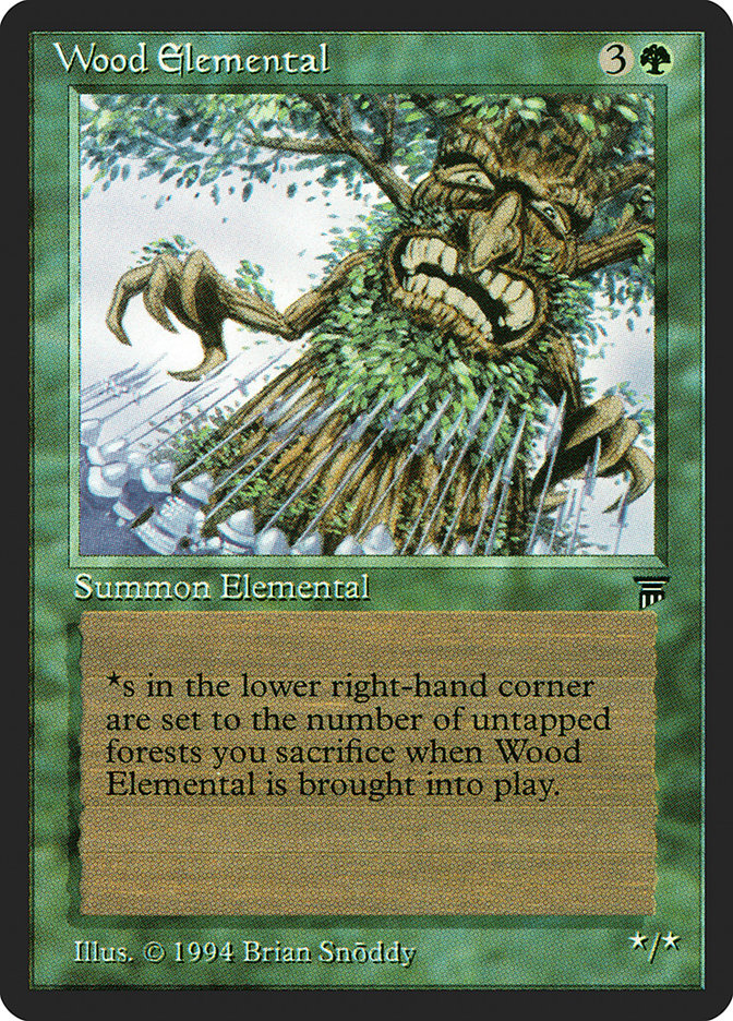 Wood Elemental [Legends] MTG Single Magic: The Gathering    | Red Claw Gaming