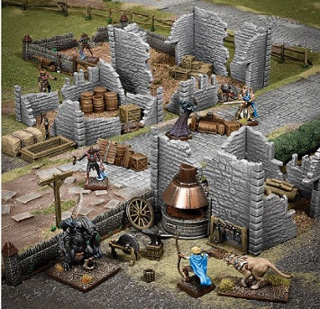 Terrain Crate Abandoned Town Minatures Mantic Games    | Red Claw Gaming