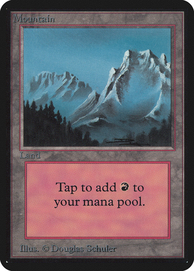 Mountain (293) [Alpha Edition] MTG Single Magic: The Gathering    | Red Claw Gaming