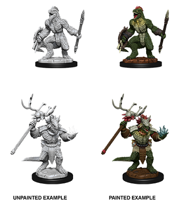 D&D Nolzur's Marvelous Miniatures: Lizardfolk and Shaman Minatures Wizkids Games    | Red Claw Gaming