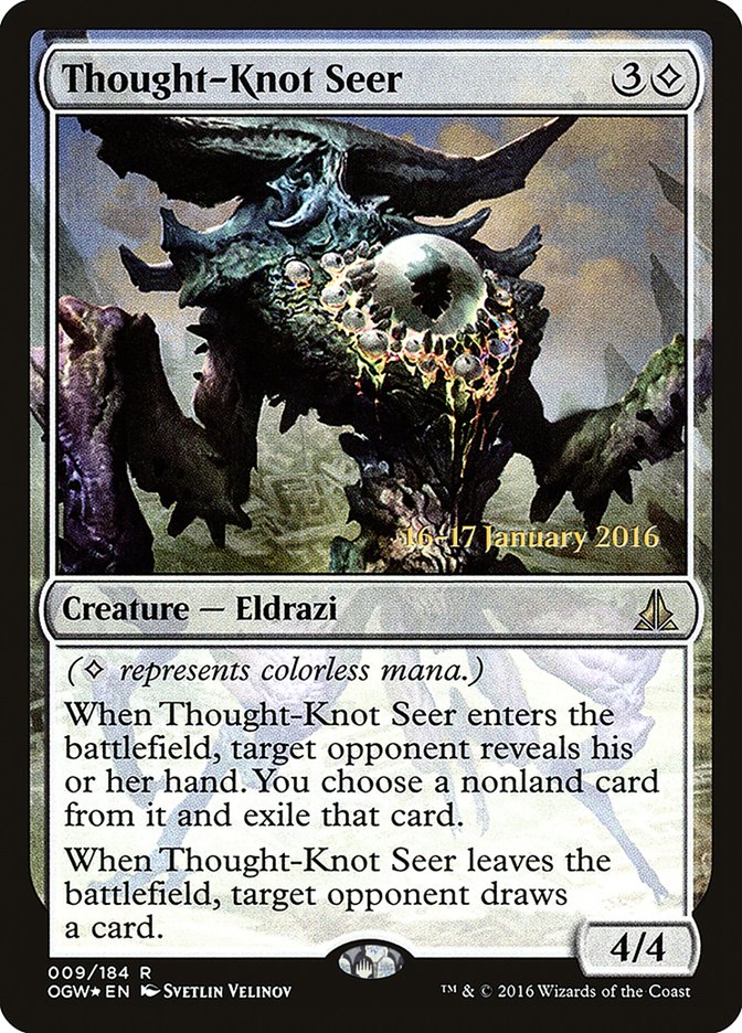 Thought-Knot Seer [Oath of the Gatewatch Prerelease Promos] MTG Single Magic: The Gathering    | Red Claw Gaming