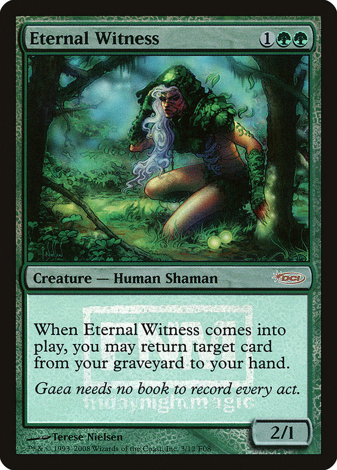 Eternal Witness [Friday Night Magic 2008] MTG Single Magic: The Gathering    | Red Claw Gaming