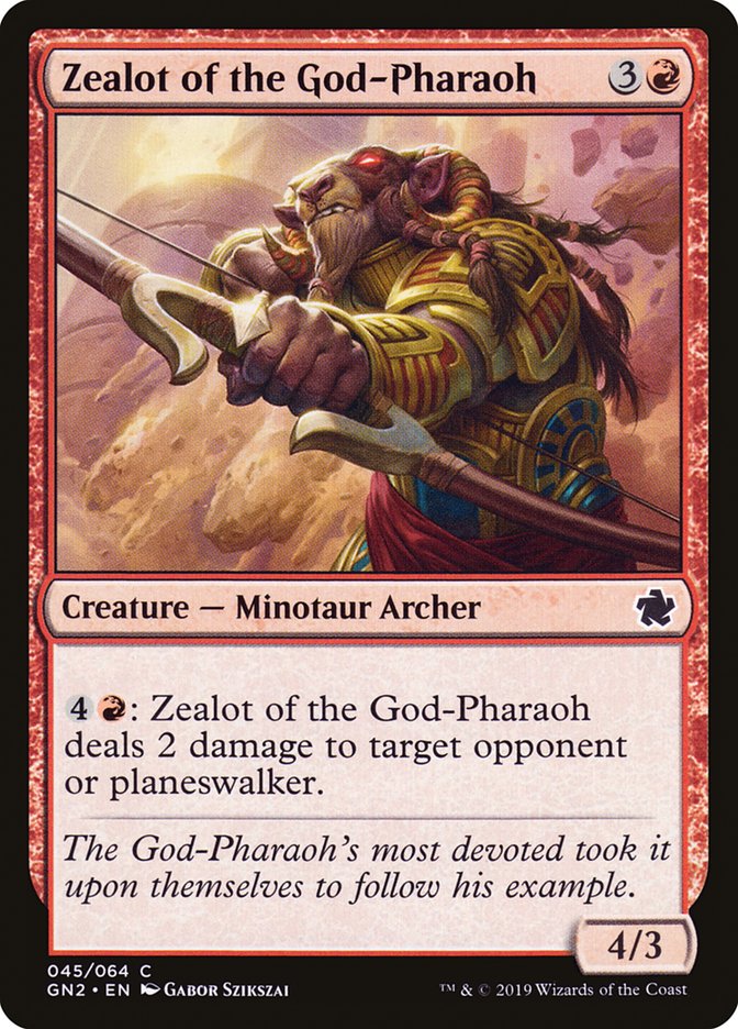 Zealot of the God-Pharaoh [Game Night 2019] MTG Single Magic: The Gathering    | Red Claw Gaming
