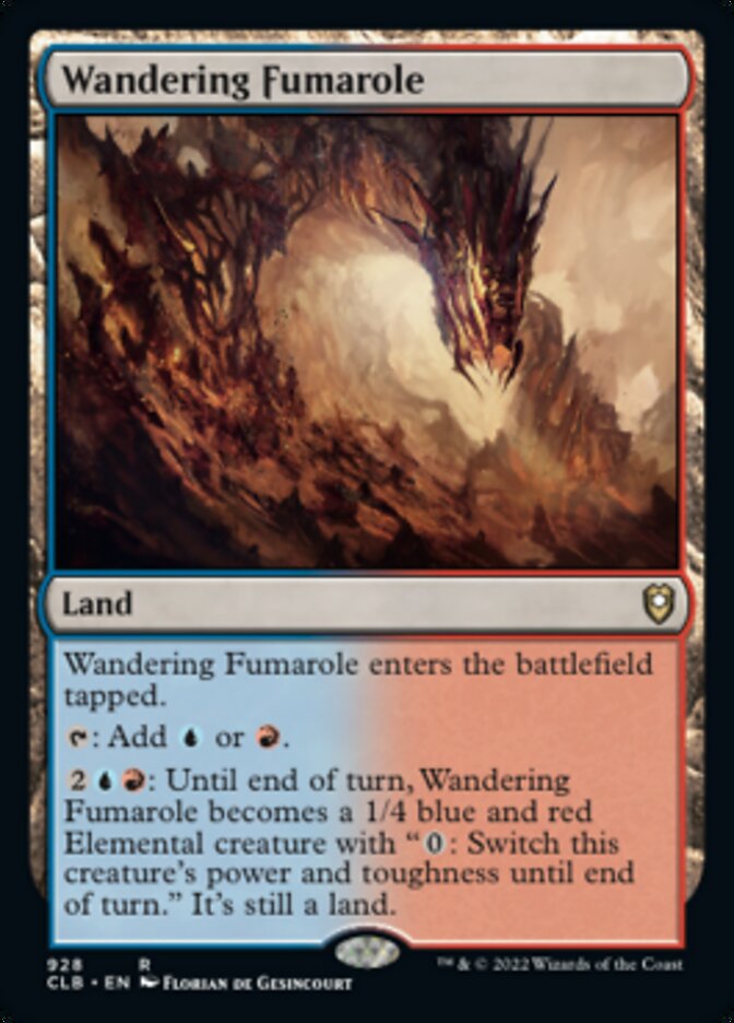 Wandering Fumarole [Commander Legends: Battle for Baldur's Gate] MTG Single Magic: The Gathering    | Red Claw Gaming