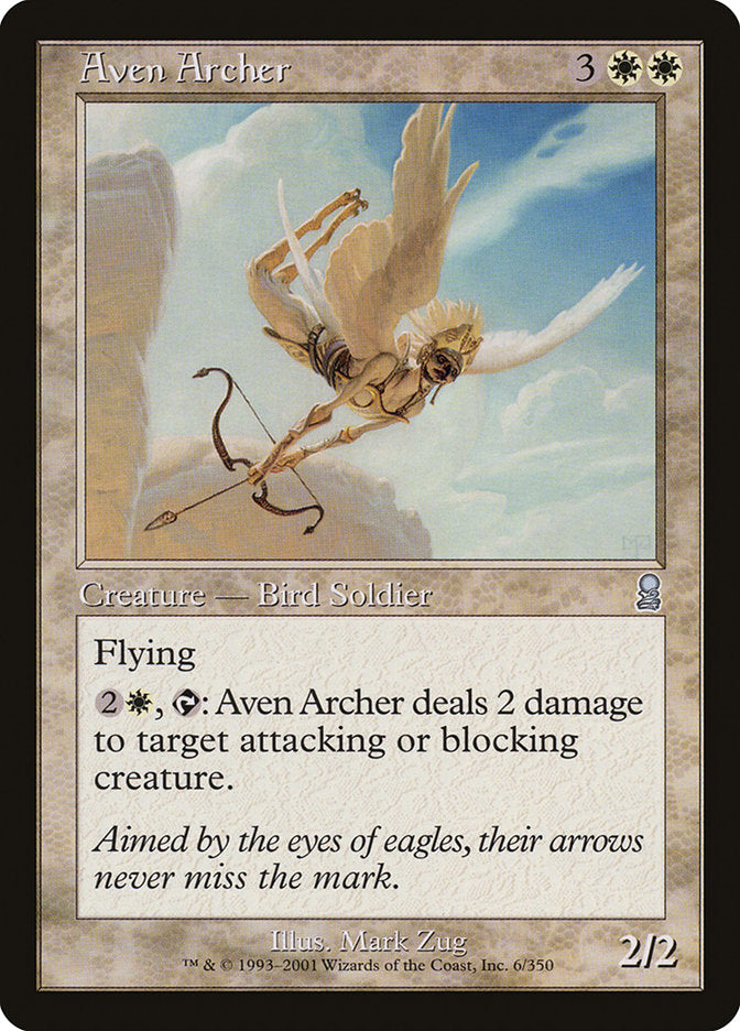 Aven Archer [Odyssey] MTG Single Magic: The Gathering    | Red Claw Gaming