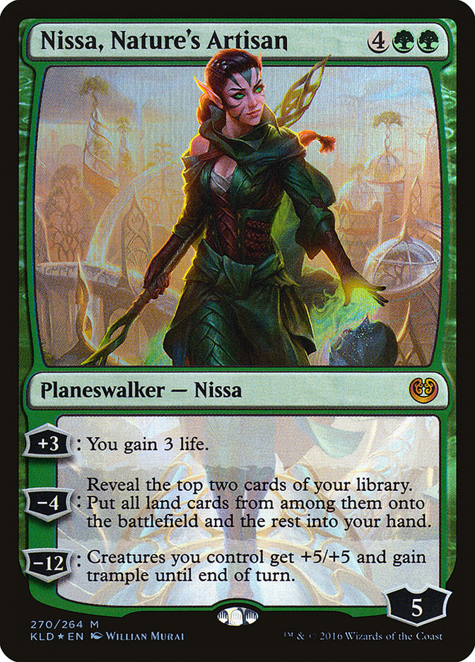 Nissa, Nature's Artisan [Kaladesh] MTG Single Magic: The Gathering    | Red Claw Gaming