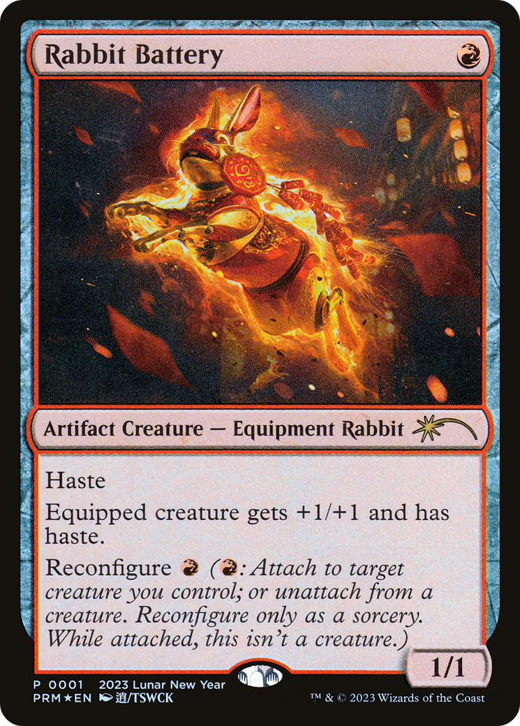 Rabbit Battery [Year of the Rabbit 2023] MTG Single Magic: The Gathering    | Red Claw Gaming