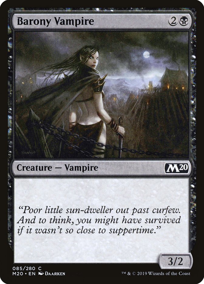 Barony Vampire [Core Set 2020] MTG Single Magic: The Gathering    | Red Claw Gaming