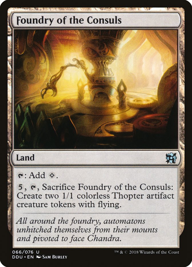 Foundry of the Consuls [Duel Decks: Elves vs. Inventors] MTG Single Magic: The Gathering    | Red Claw Gaming