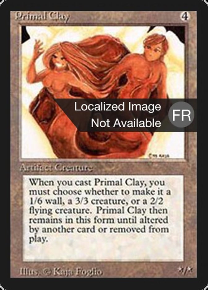 Primal Clay [Foreign Black Border] MTG Single Magic: The Gathering    | Red Claw Gaming