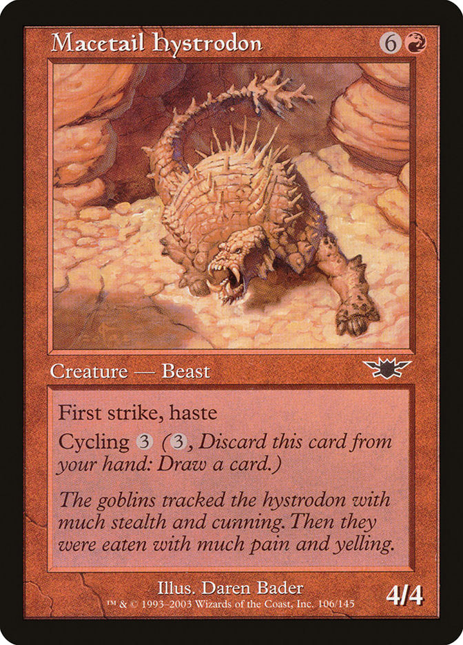Macetail Hystrodon [Legions] MTG Single Magic: The Gathering    | Red Claw Gaming