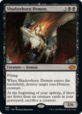 Shadowborn Demon [Jumpstart 2022] MTG Single Magic: The Gathering    | Red Claw Gaming