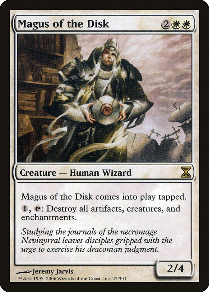 Magus of the Disk [Time Spiral] MTG Single Magic: The Gathering    | Red Claw Gaming